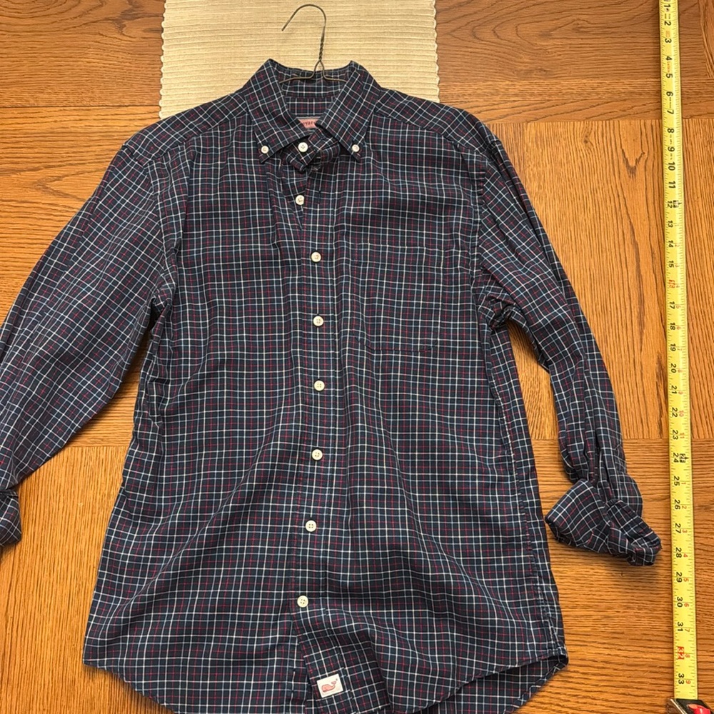 Vineyard Vines Button-Down Shirt Men's Plaid Classic Fit Murray Shirt Small